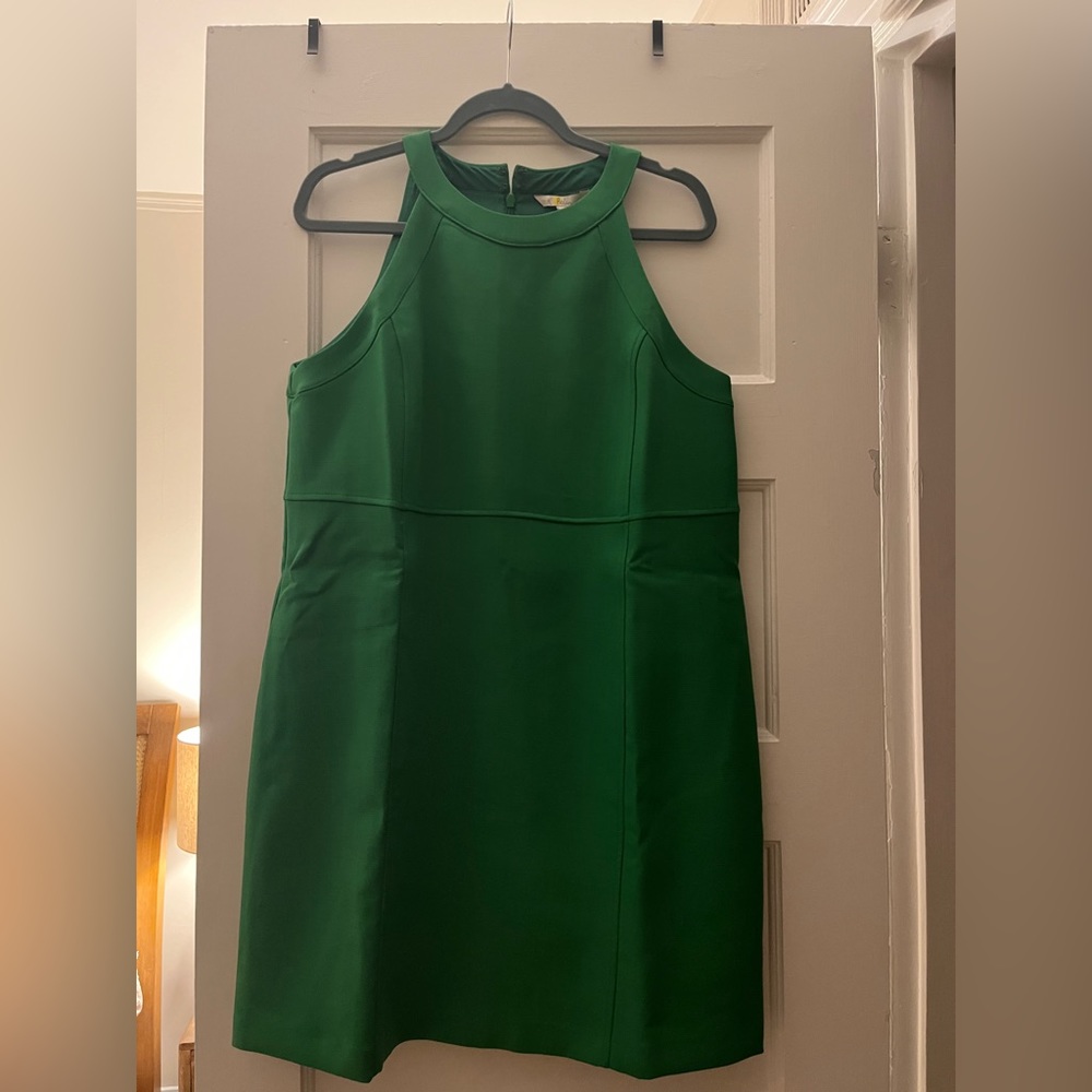 NWT Boden green sleeveless shift dress, size 8
